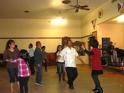 Dancers in K-P Hall on a Sunday mid-day